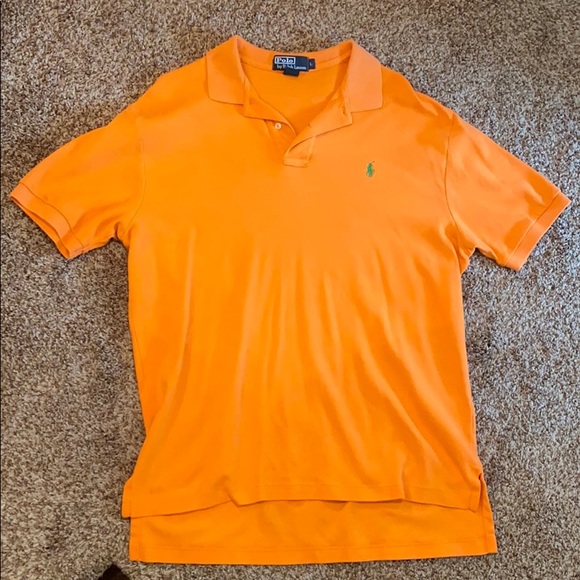 Men’s Orange Polo - Picture 1 of 3